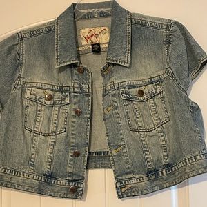 Seven7 Cropped Denim Jacket